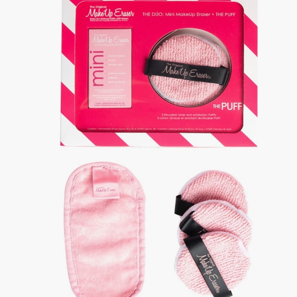 New in box Makeup Eraser THE PUFF set